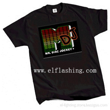 EL DJ Flashing T-Shirt Short Sleeves